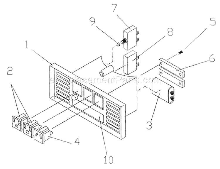 Page B Diagram and Parts List for 1133-0  Briggs and Stratton Generator